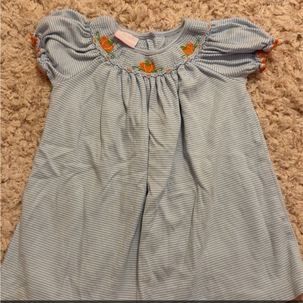 Smocked Pumpkin Dress